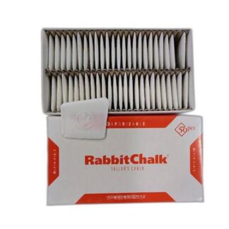Rabbit chalk white heavy use